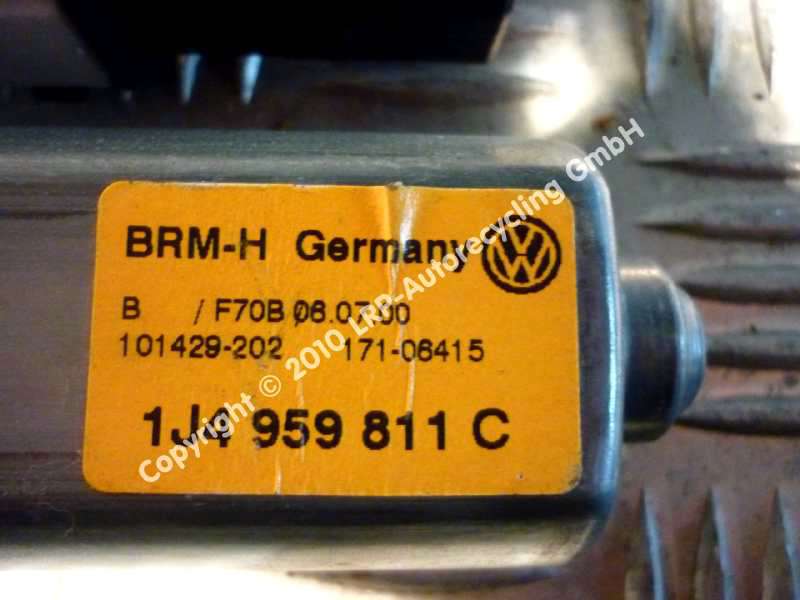 VW Bora 1J2 original Fensterhebermotor 1J4959811C hinten links BJ2000